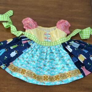 Platinum Matilda dress/Top girls toddler little kids size 2 number 5/10